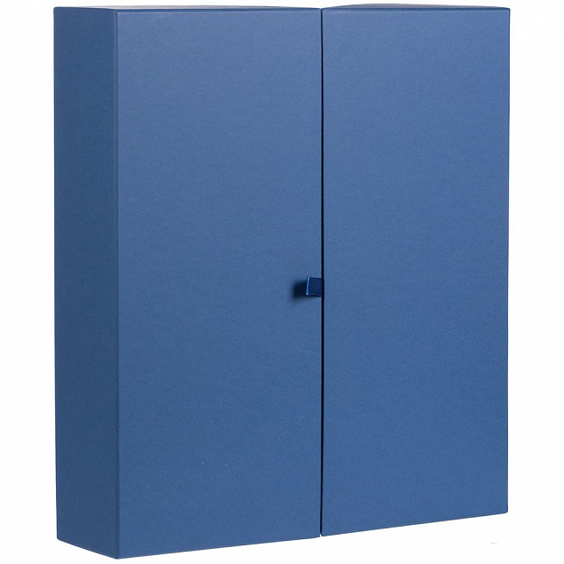 Коробка Wingbox, синяя с логотипом в Екатеринбурге заказать по выгодной цене в кибермаркете AvroraStore
