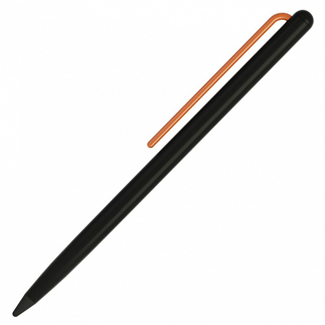 Карандаш GrafeeX в чехле, черный с оранжевым с логотипом в Екатеринбурге заказать по выгодной цене в кибермаркете AvroraStore