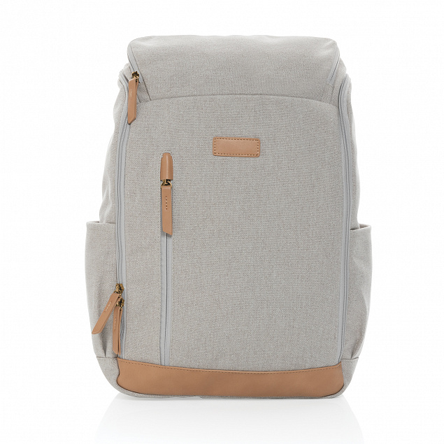 Рюкзак для ноутбука Impact из переработанного канваса AWARE™, 15" с логотипом в Екатеринбурге заказать по выгодной цене в кибермаркете AvroraStore