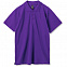Рубашка поло мужская SUMMER 170, темно-фиолетовая с логотипом в Екатеринбурге заказать по выгодной цене в кибермаркете AvroraStore