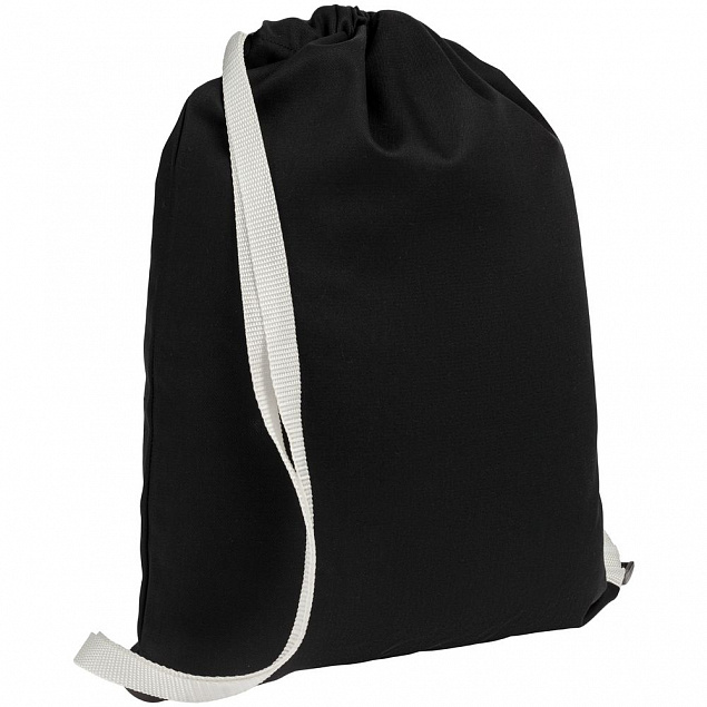 Рюкзак Nock, черный с белой стропой с логотипом в Екатеринбурге заказать по выгодной цене в кибермаркете AvroraStore