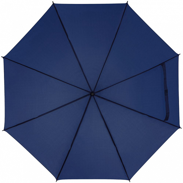 Зонт-трость Lido, темно-синий с логотипом в Екатеринбурге заказать по выгодной цене в кибермаркете AvroraStore