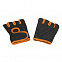 Перчатки для фитнеса "Рекорд", черный/оранжевый, размер M с логотипом в Екатеринбурге заказать по выгодной цене в кибермаркете AvroraStore