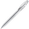 X-3, ручка шариковая, прозрачный зеленый/серый, пластик
