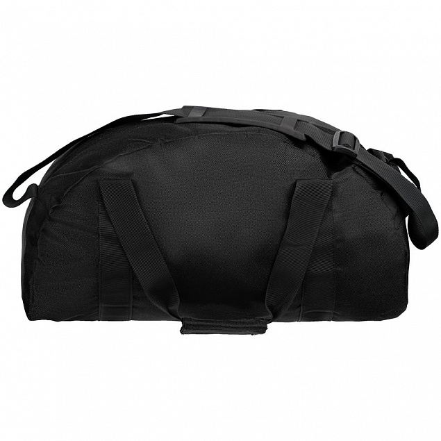 Спортивная сумка Portager, черная с логотипом в Екатеринбурге заказать по выгодной цене в кибермаркете AvroraStore