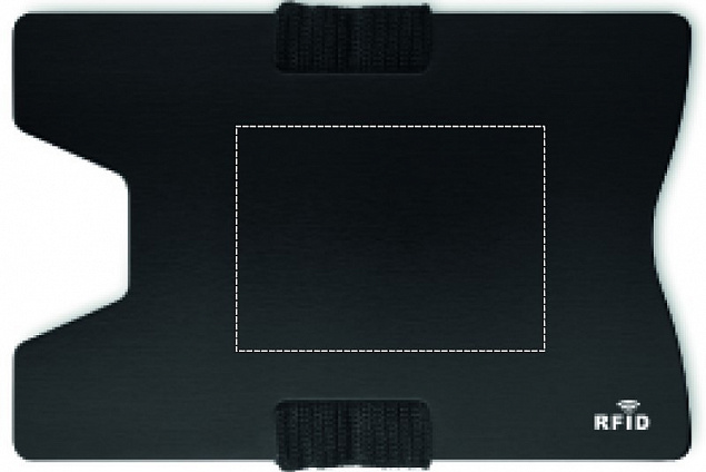 Алюминиевый кард холдер RFID с логотипом в Екатеринбурге заказать по выгодной цене в кибермаркете AvroraStore