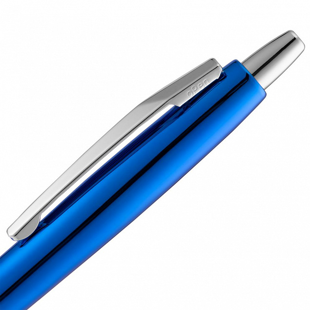 Ручка шариковая Barracuda, синяя с логотипом в Екатеринбурге заказать по выгодной цене в кибермаркете AvroraStore