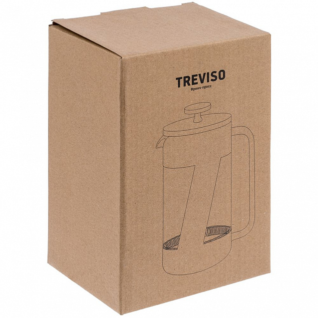 Френч-пресс Treviso с логотипом в Екатеринбурге заказать по выгодной цене в кибермаркете AvroraStore