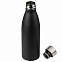 Термобутылка вакуумная герметичная, Fresco, 500 ml, черная с логотипом в Екатеринбурге заказать по выгодной цене в кибермаркете AvroraStore