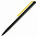 Шариковая ручка GrafeeX в чехле, черная с желтым с логотипом в Екатеринбурге заказать по выгодной цене в кибермаркете AvroraStore