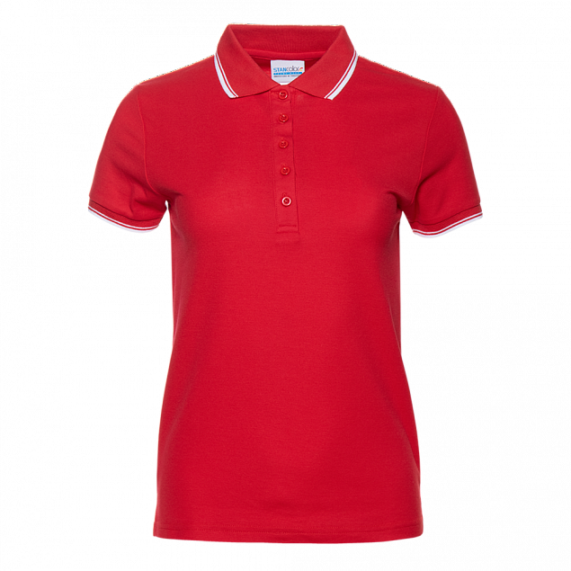Рубашка поло Рубашка 04BK Красный с логотипом в Екатеринбурге заказать по выгодной цене в кибермаркете AvroraStore