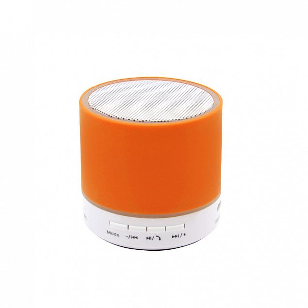 Беспроводная Bluetooth колонка Attilan - Оранжевый OO с логотипом в Екатеринбурге заказать по выгодной цене в кибермаркете AvroraStore
