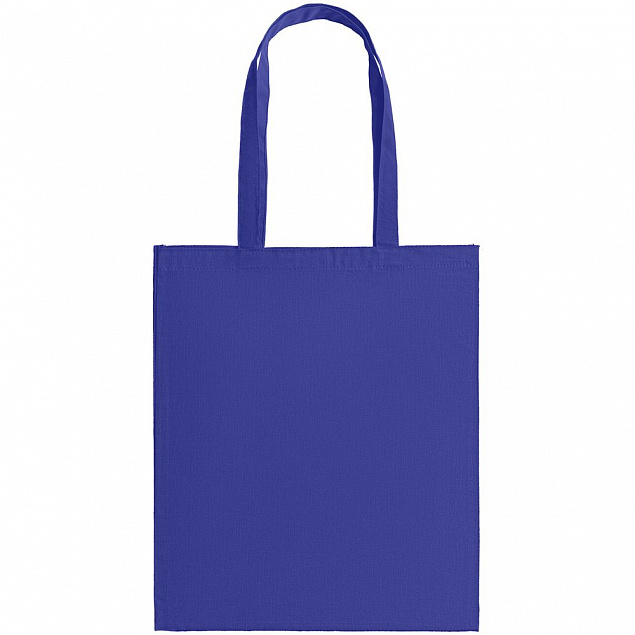Холщовая сумка Neat 140, синяя с логотипом в Екатеринбурге заказать по выгодной цене в кибермаркете AvroraStore