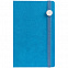Ежедневник Nova Round, недатированный, голубой с логотипом в Екатеринбурге заказать по выгодной цене в кибермаркете AvroraStore