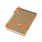 Блокнот с ручкой "Papyrus", оранжевый с логотипом в Екатеринбурге заказать по выгодной цене в кибермаркете AvroraStore