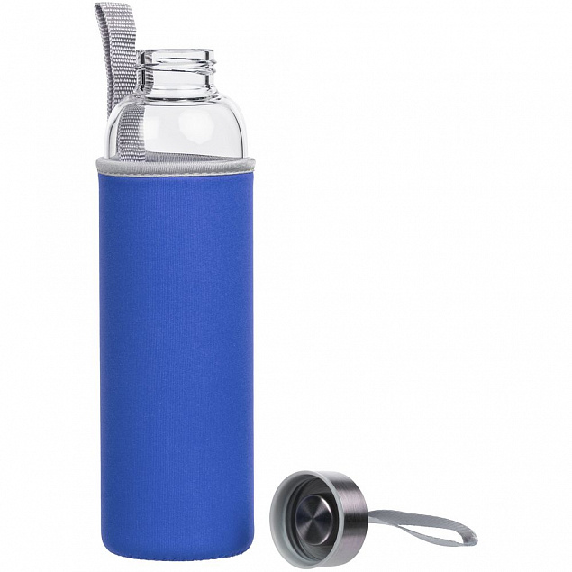 Бутылка для воды Sleeve Ace, синяя с логотипом в Екатеринбурге заказать по выгодной цене в кибермаркете AvroraStore