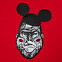 Толстовка Monkey Mouse, красная с логотипом в Екатеринбурге заказать по выгодной цене в кибермаркете AvroraStore