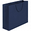 Пакет Ample L, синий с логотипом в Екатеринбурге заказать по выгодной цене в кибермаркете AvroraStore
