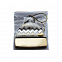 Ёлочная игрушка Шапочка (белый с золотым ) с логотипом в Екатеринбурге заказать по выгодной цене в кибермаркете AvroraStore