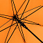 Зонт-трость Lanzer, оранжевый с логотипом в Екатеринбурге заказать по выгодной цене в кибермаркете AvroraStore