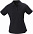 Рубашка поло стретч женская ALBATROSS, черная с логотипом в Екатеринбурге заказать по выгодной цене в кибермаркете AvroraStore
