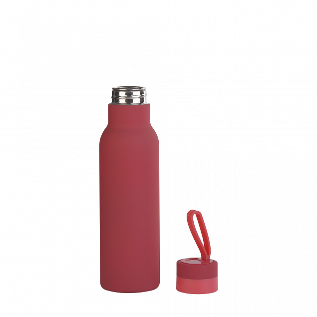 Бутылка для воды "Фитнес" 700 мл, покрытие soft touch с логотипом в Екатеринбурге заказать по выгодной цене в кибермаркете AvroraStore