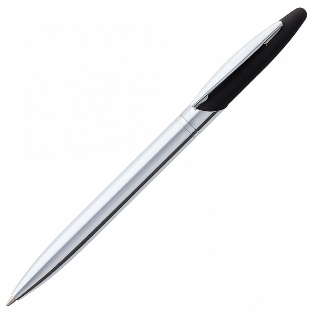Ручка шариковая Dagger Soft Touch, черная с логотипом в Екатеринбурге заказать по выгодной цене в кибермаркете AvroraStore