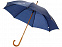 Зонт-трость Jova 23 классический, темно-синий с логотипом в Екатеринбурге заказать по выгодной цене в кибермаркете AvroraStore