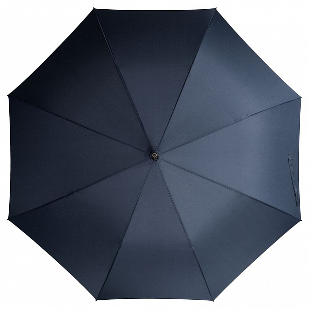 Зонт-трость Classic, темно-синий с логотипом в Екатеринбурге заказать по выгодной цене в кибермаркете AvroraStore