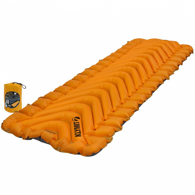 Надувной коврик Insulated Static V Lite, оранжевый с логотипом в Екатеринбурге заказать по выгодной цене в кибермаркете AvroraStore