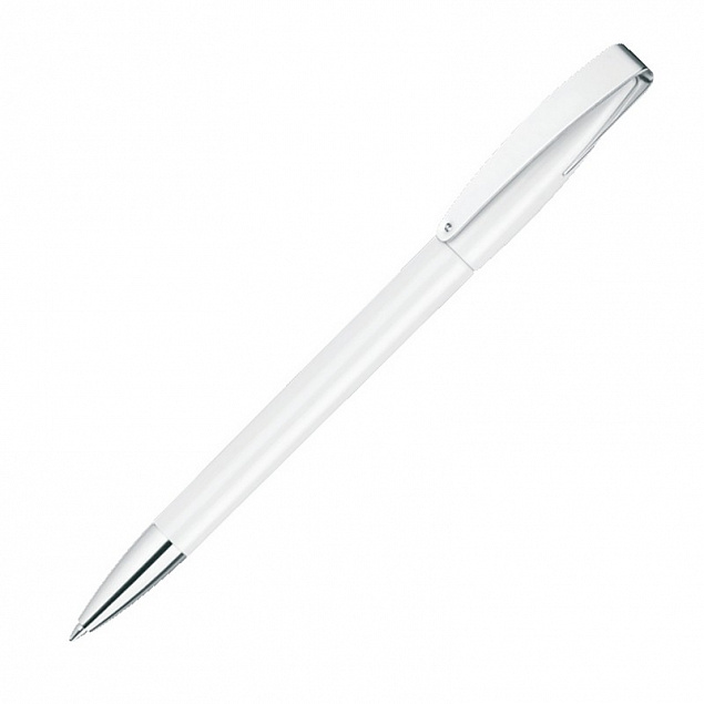 Ручка шариковая COBRA MM, белый с логотипом в Екатеринбурге заказать по выгодной цене в кибермаркете AvroraStore