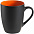 Кружка Bright Tulip, матовая, черная с красным с логотипом в Екатеринбурге заказать по выгодной цене в кибермаркете AvroraStore