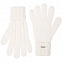 Перчатки Loren, ванильно-белые с логотипом в Екатеринбурге заказать по выгодной цене в кибермаркете AvroraStore