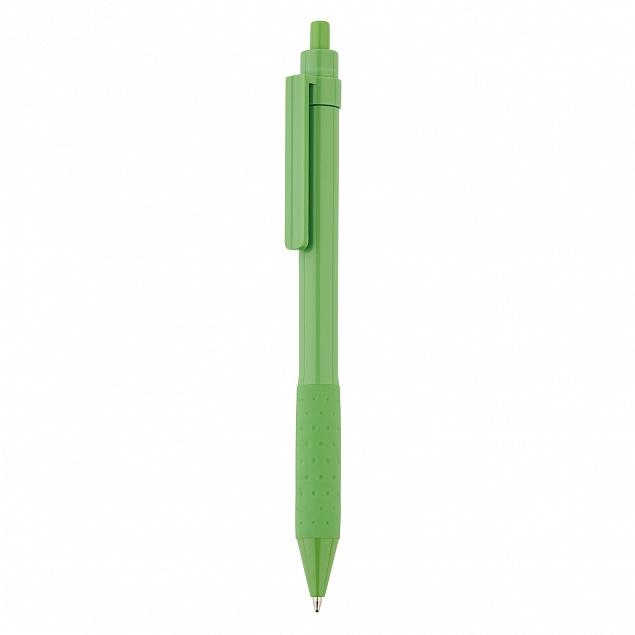 Ручка X2, зеленый с логотипом в Екатеринбурге заказать по выгодной цене в кибермаркете AvroraStore