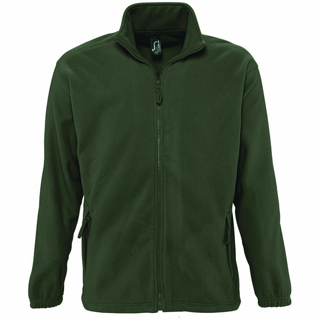 Куртка мужская North 300, зеленая с логотипом в Екатеринбурге заказать по выгодной цене в кибермаркете AvroraStore